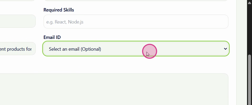 Upload Candidates via Email Integration